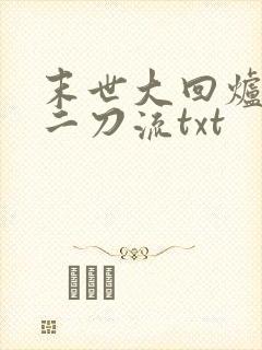 末世大回炉二十二刀流txt