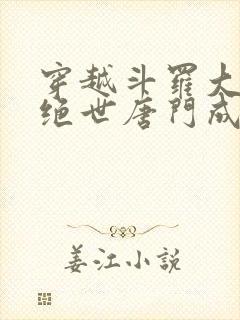 穿越斗罗大陆2绝世唐门成为霍雨浩的小说