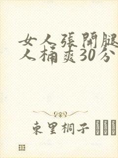 女人张开腿让男人桶爽30分钟
