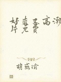 好爽又高潮了毛片免费