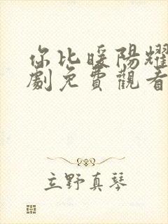 你比暖阳耀眼短剧免费观看完整版