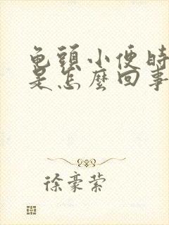 龟头小便时会疼是怎么回事封面