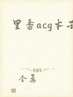 里番acg本子