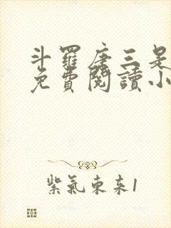 斗罗唐三是我哥免费阅读小说