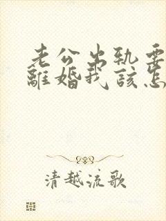 老公出轨要和我离婚我该怎样挽回