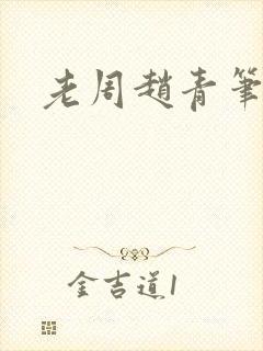 老周赵青笔趣阁