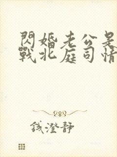 闪婚老公是豪门战北庭司情短剧