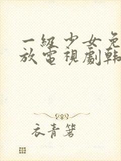 一级少女免费播放电视剧韩剧大全封面