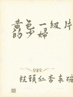 黄色一级片风骚的少妇