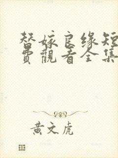 替嫁良缘短剧免费观看全集高清