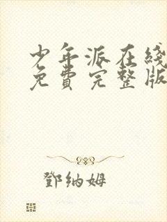 少年派在线观看免费完整版免费