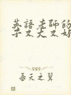 英语老师的小兔子又大又好吃封面