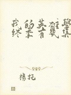 我的英雄学院最终季有几集