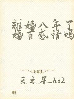 离婚八年了再复婚有感情吗封面