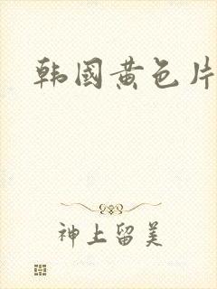 韩国黄色片.