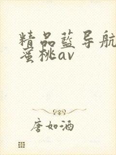 精品蓝导航在线蜜桃av