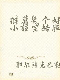 推荐几个好看的小说完结版封面