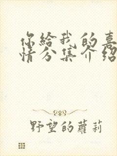 你给我的喜欢剧情分集介绍