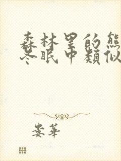 森林里的熊先生冬眠中类似封面