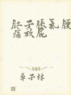 肚子胀气腹部疼痛放屁