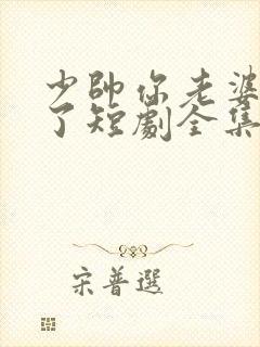 少帅你老婆又跑了短剧全集免费