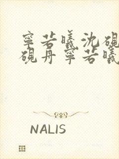 宁若曦沈砚舟沈砚舟宁若曦