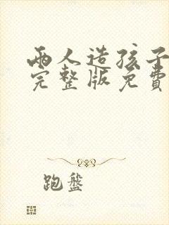 两人造孩子高清完整版免费观看封面