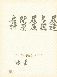 夜间尿多尿频是什么原因造成的