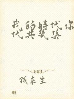 我的时代你的时代共几集封面