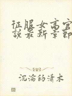 征服女高官场小说最新章节更新