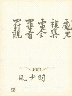 罚罪电视剧在线观看全集免费高清