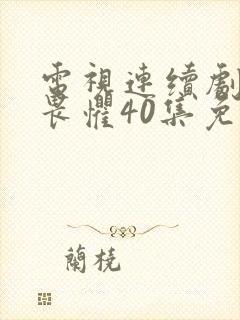 电视连续剧无所畏惧40集免费观看