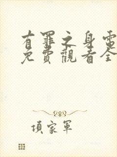 有罪之身电视剧免费观看全集高清版12