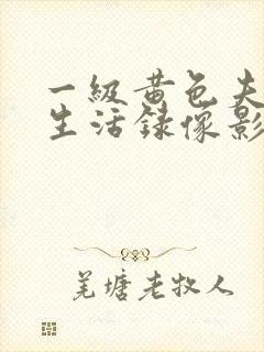 一级黄色夫妻性生活录像影片