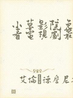 小草影院免费观看电视剧最新更新2025封面