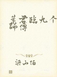 叶君临九个无敌师傅封面