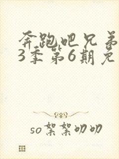 奔跑吧兄弟第13季第6期免费观看