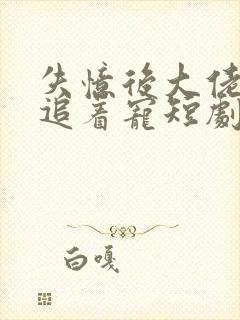 失忆后大佬前夫追着宠短剧免费观看