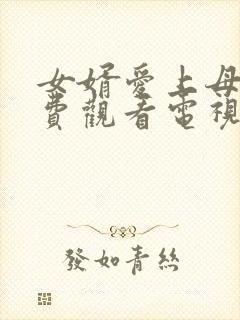 女婿爱上母娘免费观看电视剧剧情介绍