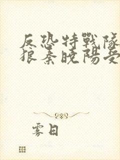 反恐特战队之天狼秦晓阳受伤