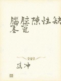 脑腔隙性缺血梗塞灶