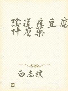 阴道痒豆腐渣用什么药封面