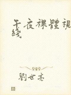 午夜裸体视频在线封面