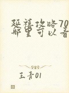 延禧攻略70集哪里可以看