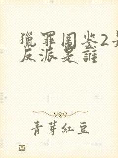 猎罪图鉴2最大反派是谁封面