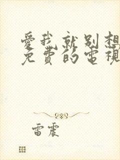 爱我就别想太多免费的电视剧40集