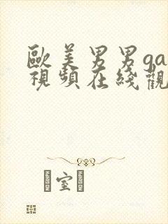 欧美男男gay视频在线观看