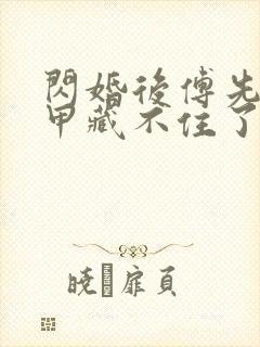 闪婚后傅先生马甲藏不住了 视频封面