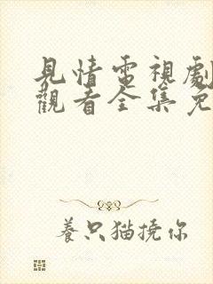 见情电视剧在线观看全集免费高清版