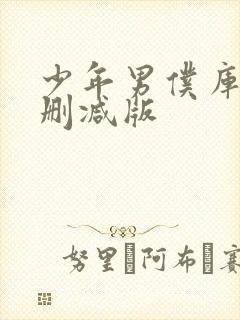 少年男仆库洛未删减版封面